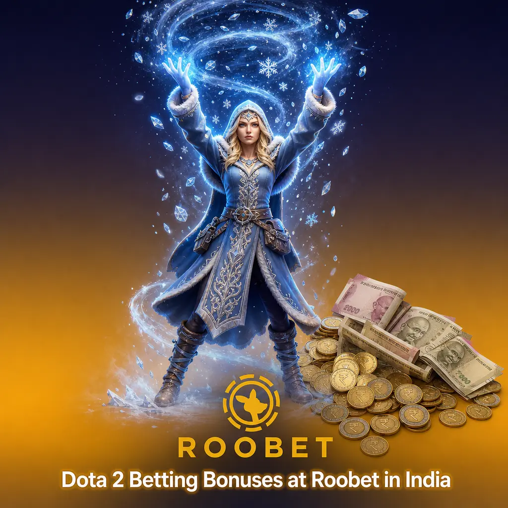 Roobet Dota 2 betting bonuses in India: welcome deposit bonus, Roobet Race leaderboard, and loyalty cashback for sportsbook wagers.