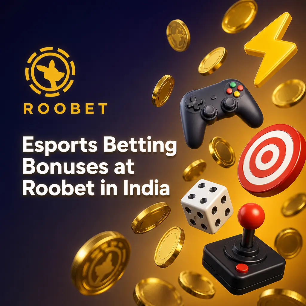 Esports betting bonuses at Roobet India: welcome offer, rakeback, and VIP rewards for sportsbook wagers.
