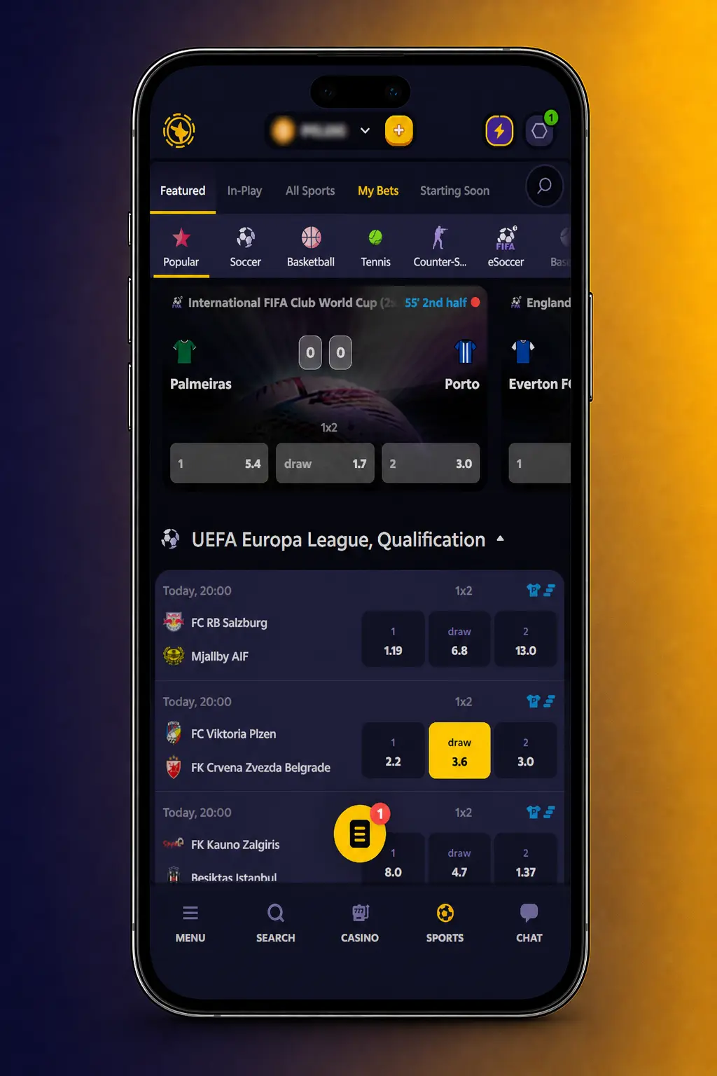 Step-by-step guide showing how to place a cricket bet on Roobet's sportsbook, from login to confirming a wager.
