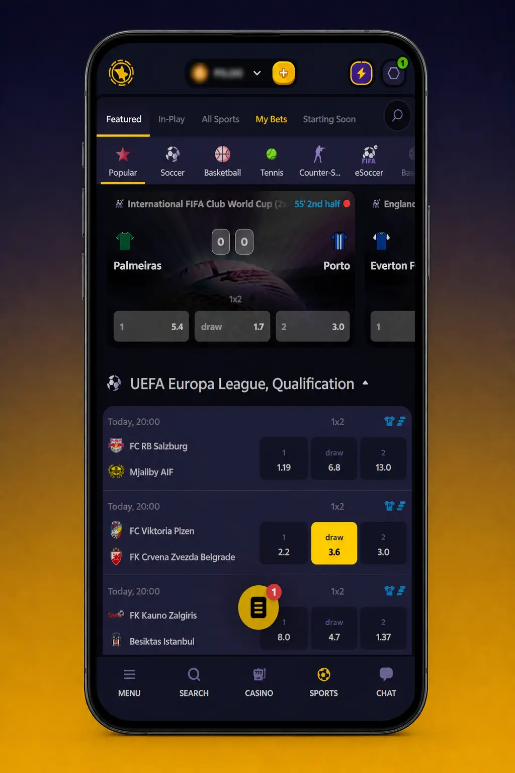 Step-by-step screenshot guide showing how to register, deposit crypto, and place a CS2 bet on Roobet