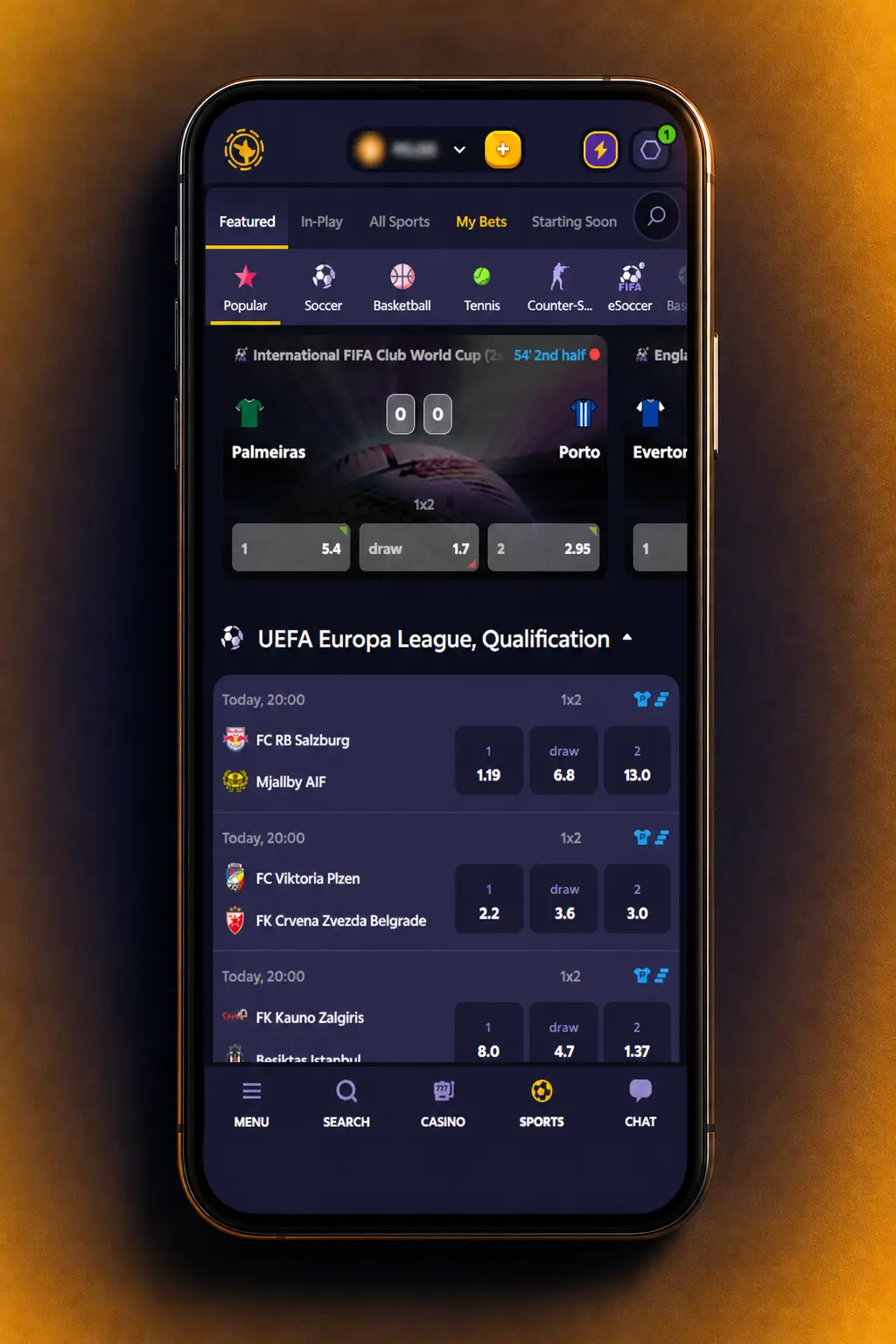 Step-by-step screenshot guide showing how to register, deposit crypto, and place a StarCraft II bet on Roobet.