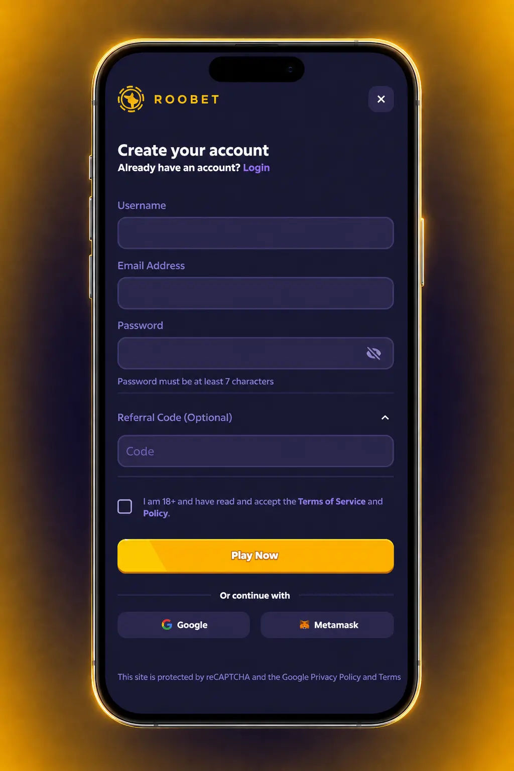 Step-by-step screenshot guide showing how to place a tennis bet on Roobet's sportsbook menu