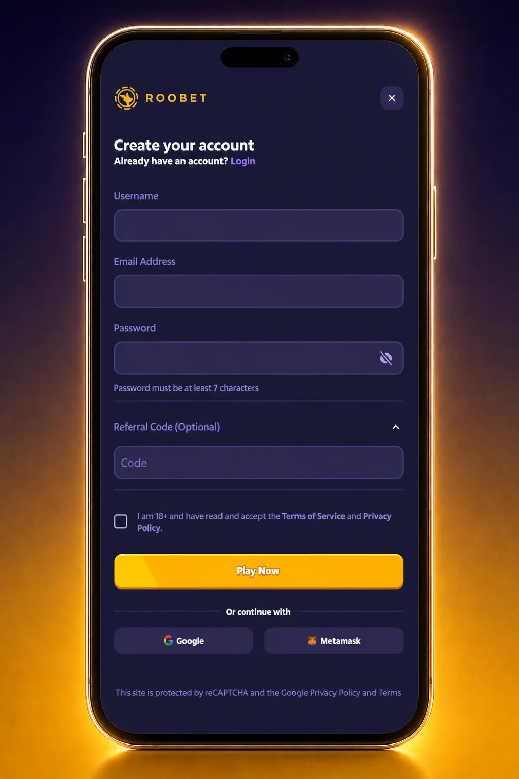 Step-by-step screenshot showing how to place an esports bet on Roobet, including sign up, deposit, and wager selection.