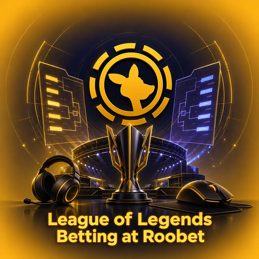 League of Legends betting odds at Roobet covering LEC, Worlds, match winners, series handicaps and total game count markets.