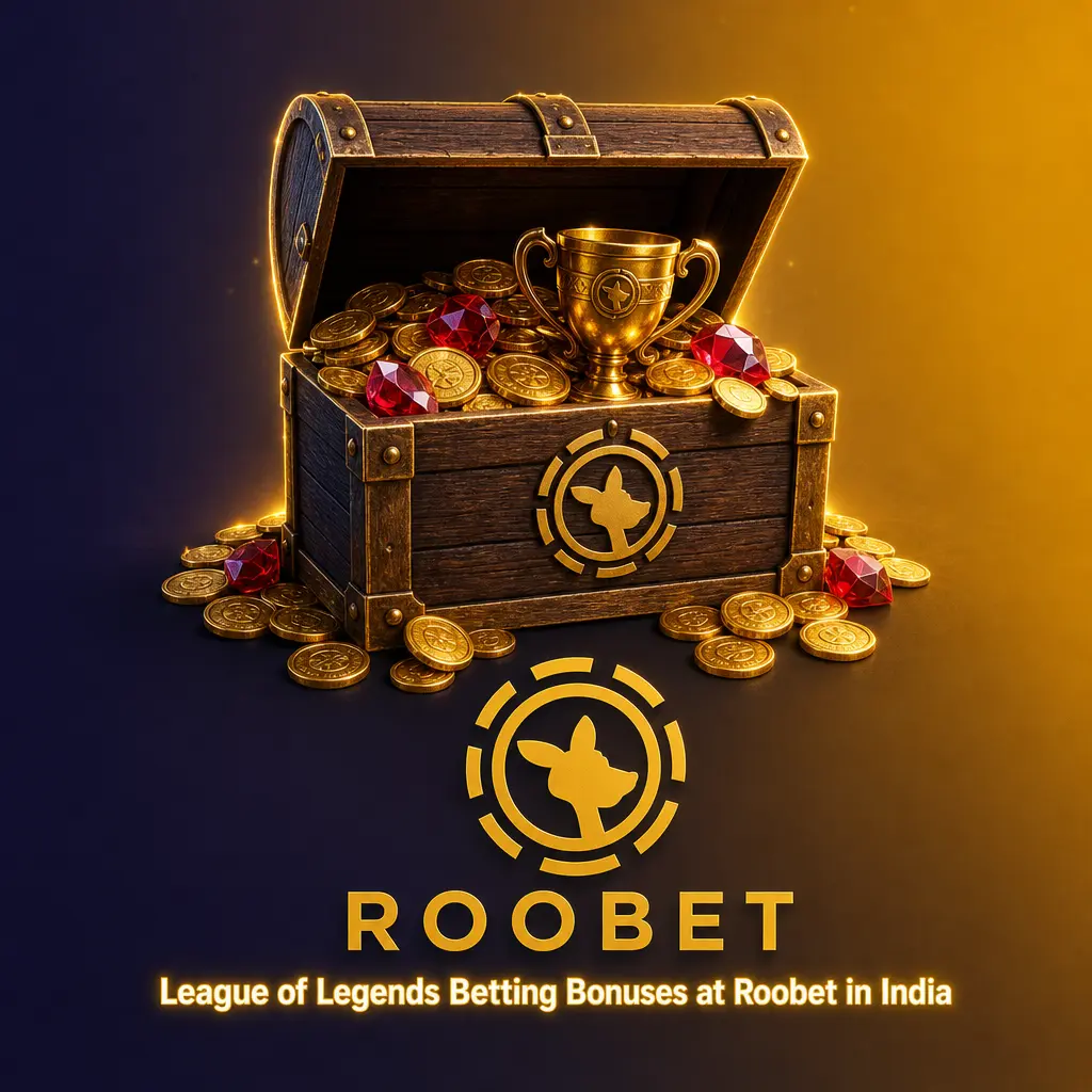 Roobet welcome offer and VIP rewards for League of Legends betting, including rakeback and cashback bonuses in India