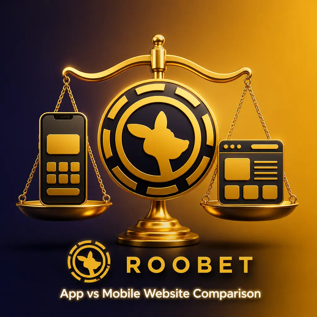 App vs Mobile Website comparison table showing installation, updates, notifications, offline use, and feature differences