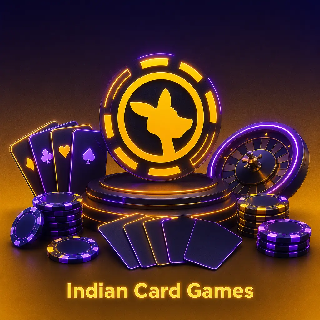 Live dealer Indian card games on Roobet featuring Andar Bahar, Teen Patti, and Dragon Tiger with quick round outcomes