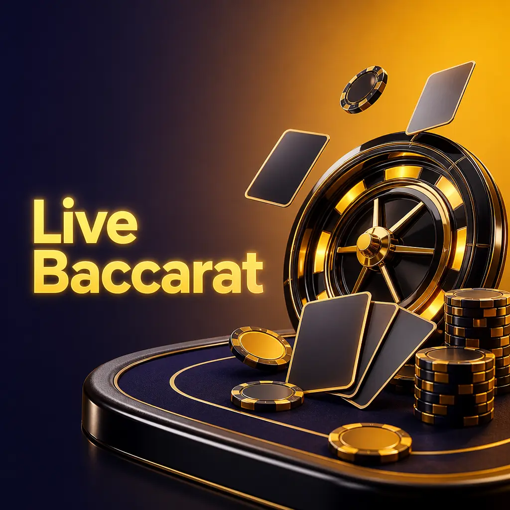 Live Baccarat at Roobet featuring fast rounds with Player, Banker, and Tie bets plus Speed Baccarat variants