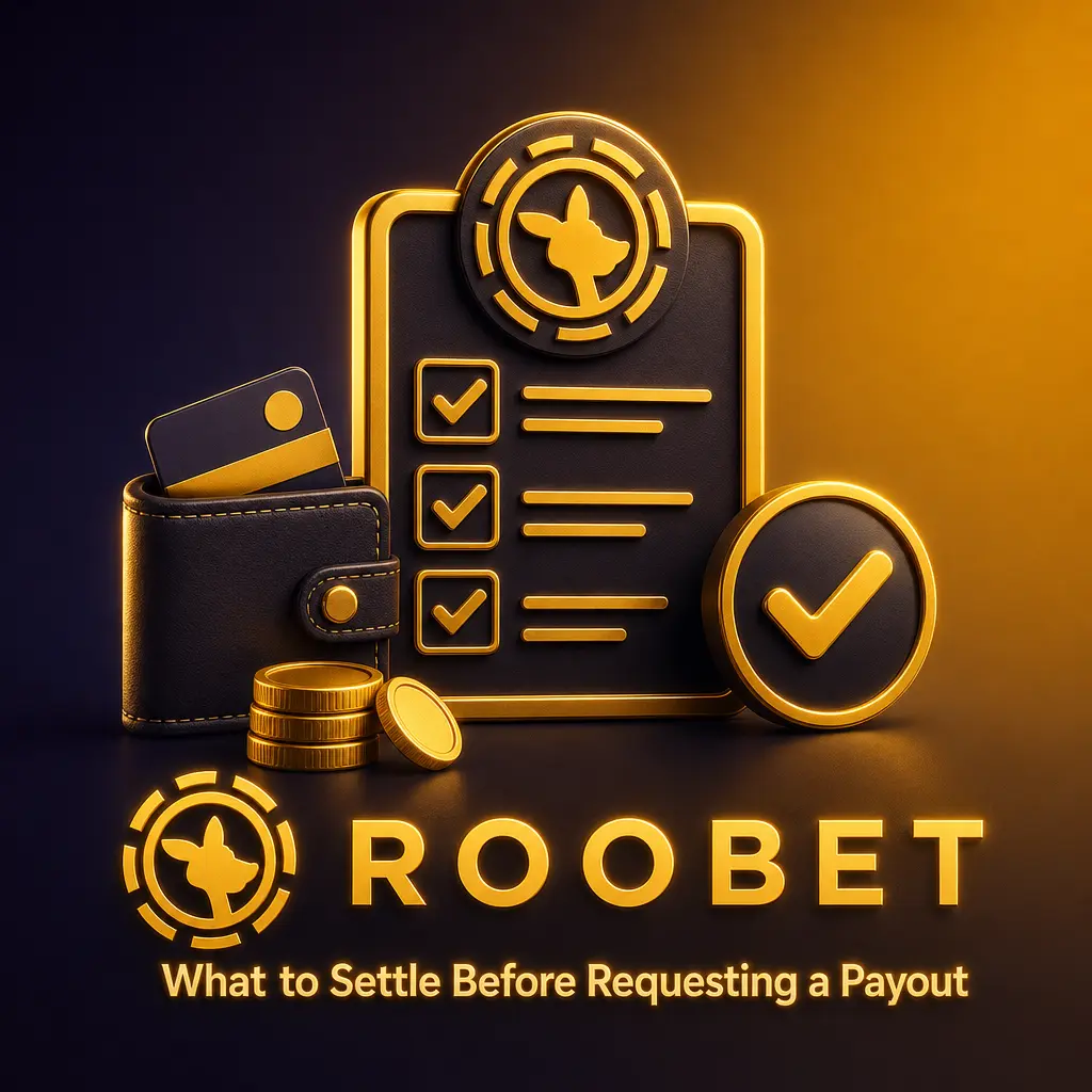 Checklist for settling verification, bonus wagering, and payment details before requesting a Roobet payout.