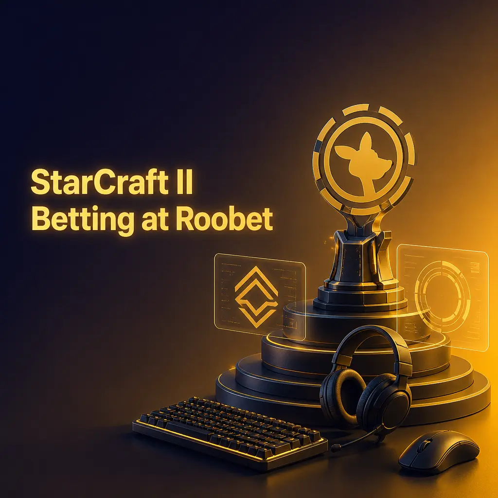 StarCraft II betting at Roobet: match winner and map handicap odds for IEM and GSL circuit events