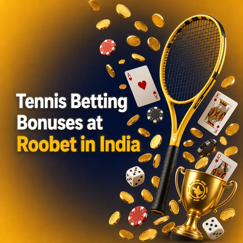 Roobet tennis betting bonuses in India: deposit offer, weekly cashback and loyalty rewards for prematch and live wagers