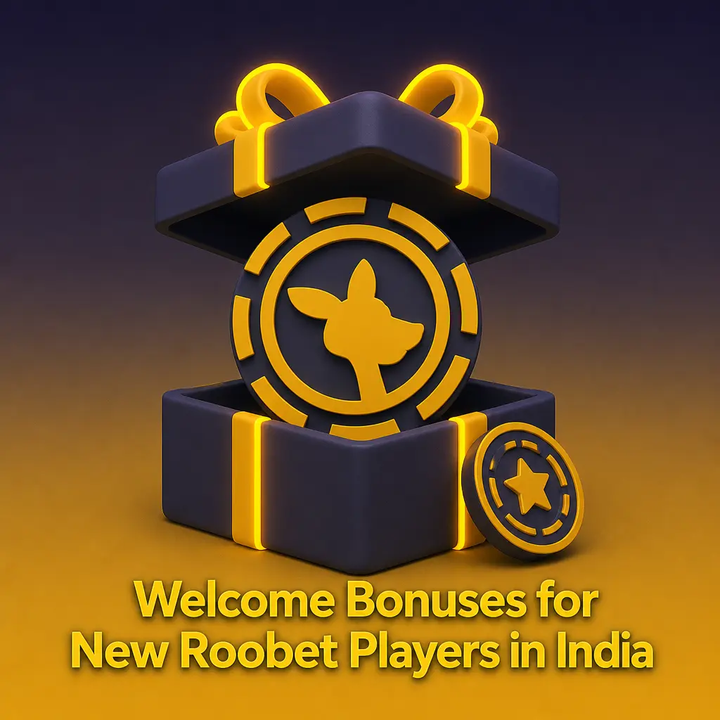 Roobet Rewards welcome bonus for new Indian players: ongoing rakeback on wagers plus volume-based perks, no fixed deposit match